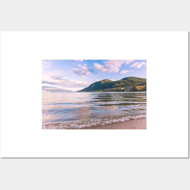 Sun Oka Provincial Park Sunset on Okanagan Lake Wall Art by Amy-K-Mitchell